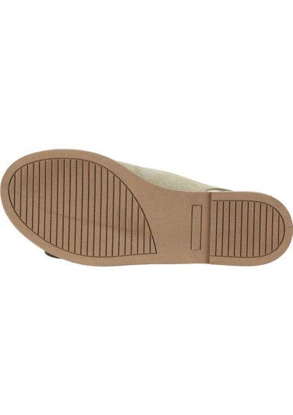 Yeşil Alf Süet Kadın Düz Sandalet 01WA5709 01WA5709 indirimleri