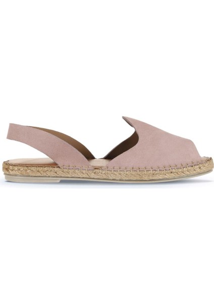 Pudra Alf Süet Kadın Espadril Sandalet 01WA7201 01WA7201