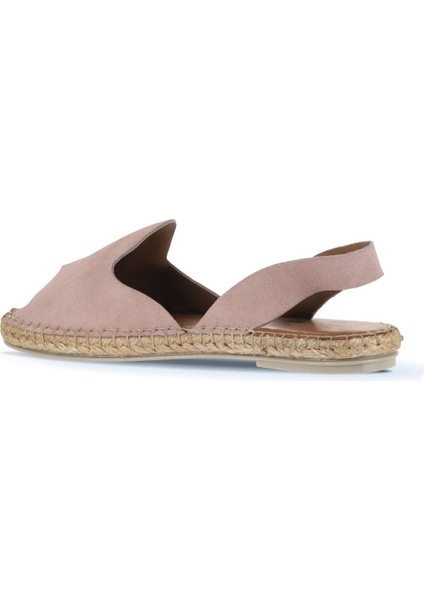Pudra Alf Süet Kadın Espadril Sandalet 01WA7201 01WA7201 fırsatları