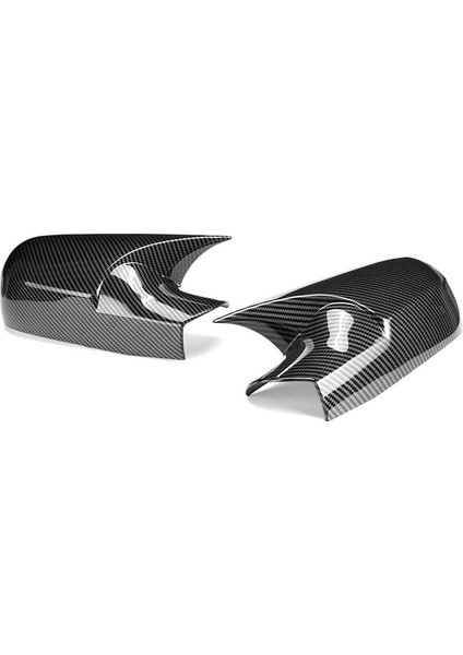 Araba Yan Kanat Dikiz Aynası Kapağı Kapağı Renault Megane 2 Mk2 2002-2009 Yarasa Dikiz Aynası Kapağı (Karbon) (Yurt Dışından)