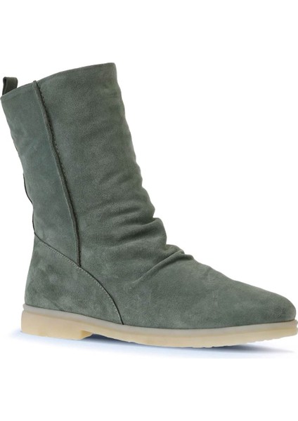 Haki Süet Kadın Düz Bot 01WT3305 01WT3305 fiyatları