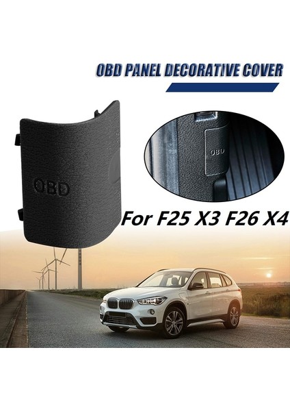 Bmw F25 X3 2011-2016 F26 X4 2013-2018 Obd Tanılama Portu Fişi 51439190686 Siyah Için Obd Kapağı (Yurt Dışından) fiyatları