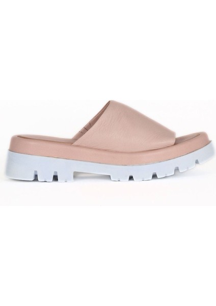 Pudra Deri Kadın Düz Terlik 01WU7308 01WU7308