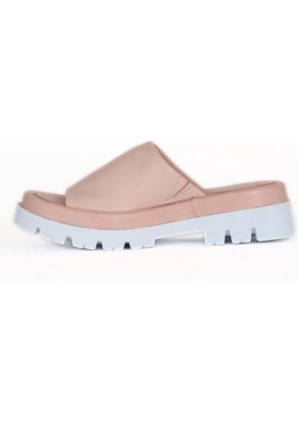 Pudra Deri Kadın Düz Terlik 01WU7308 01WU7308 modelleri
