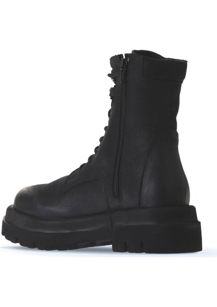 Siyah Nubuk Kadın Dolgu Topuklu Bot 01WV1000 01WV1000 indirimleri