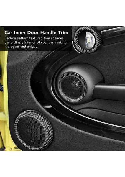 Araba Iç Kapı Kolu Trim Kapak Stili Kapı Kolu Paneli Çerçeve Sticker Mini Cooper R54 R56 Için (Yurt Dışından) fırsatları