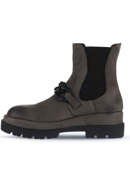 Gri Koyu Nubuk Kadın Topuklu Bot 01WV2910 01WV2910 fırsatları