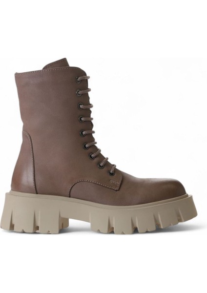Vizon Deri Kadın Dolgu Topuklu Bot 01WV4601 01WV4601