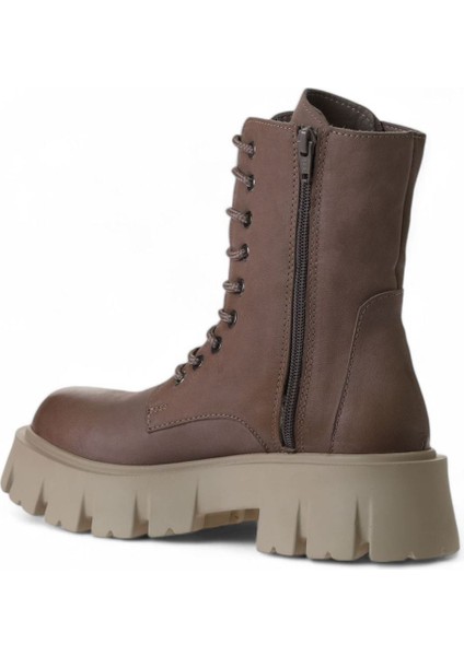 Vizon Deri Kadın Dolgu Topuklu Bot 01WV4601 01WV4601 fırsatları