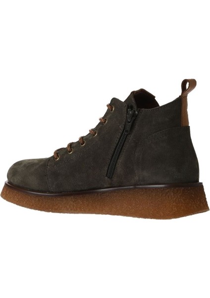 Haki Süet Kadın Düz Bot 01WV5204 01WV5204 indirimleri
