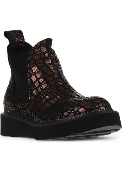 Kahverengi Deri Kadın Düz Bot 01WR3401 01WR3401 modelleri