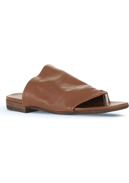 Kahverengi Deri Kadın Parmak Arası Terlik 01WJ2226 01WJ2226 fiyatları