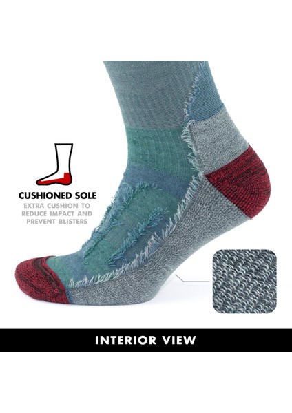 Yünlü Taban Altı Havlulu Dikişsiz Hiking Çorabı 3592 fiyatları