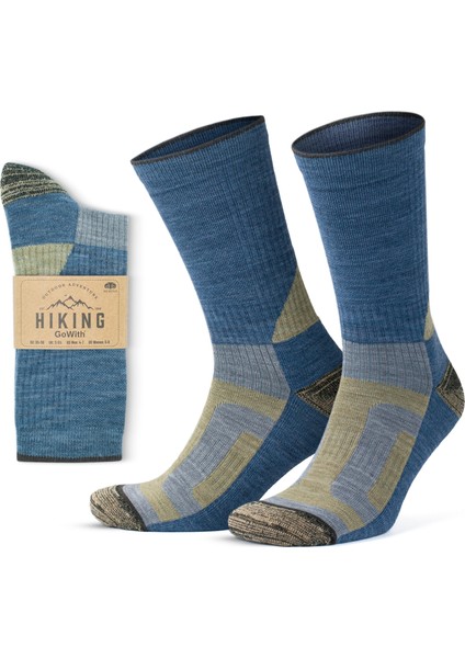 Yünlü Taban Altı Havlulu Dikişsiz Hiking Çorabı 3592