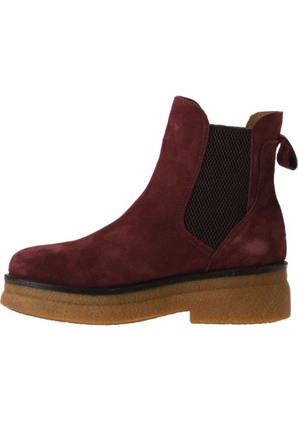 Bordo Süet Kadın Düz Bot 01WV0214 01WV0214 fırsatları