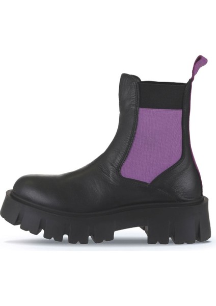 Siyah Multi Deri Kadın Düz Bot 01WV4613 01WV4613 fırsatları