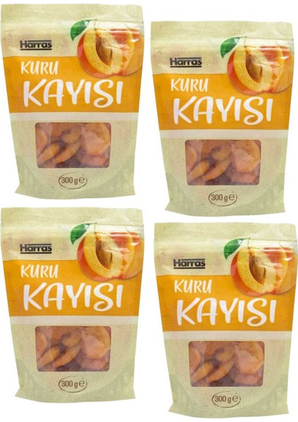 Yerli Kuru Kayısı Doğal Lezzet 4 Adet x 300 gr