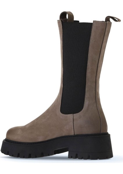 Vizon Nubuk Kadın Dolgu Topuklu Bot 01WV3115 01WV3115 fırsatları