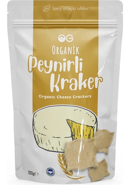 Buğz Og Natural Organik Peynirli Kraker (100 Gr)