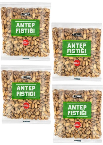 Kabuklu Kavrulmuş Antep Fıstığı Yerli Üretim Tuzlu Çitlek Kuruyemiş 4 Adet x 400 gr