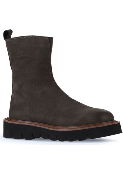 Gri Nubuk Kadın Düz Bot 01WV10203 01WV10203 fiyatları