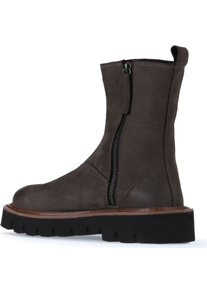 Gri Nubuk Kadın Düz Bot 01WV10203 01WV10203 fırsatları