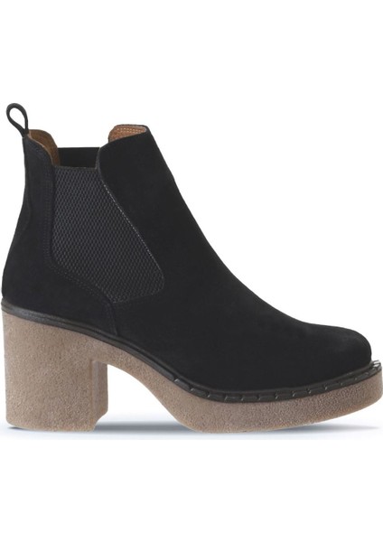 Siyah Süet Kadın Topuklu Bot 01WT2900 01WT2900 fiyatları