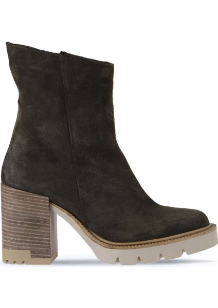 Haki Süet Kadın Topuklu Bot 01WV0500 01WV0500