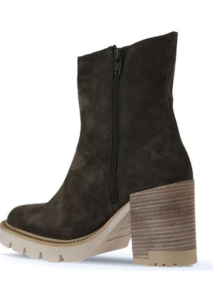 Haki Süet Kadın Topuklu Bot 01WV0500 01WV0500 fırsatları