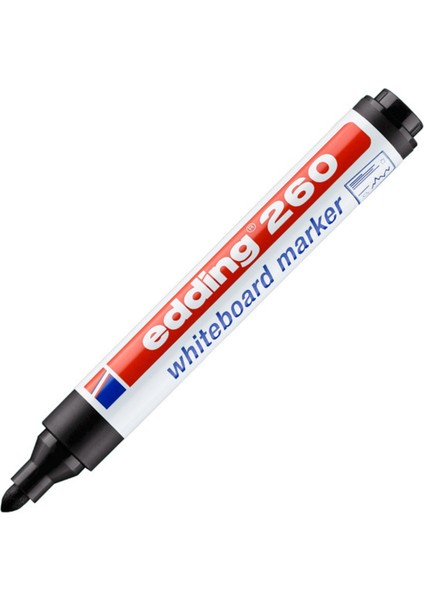 Eddi̇ng Tahta Kalemi̇ | Yuvarlak Uçlu ED-260 | Siyah Renk