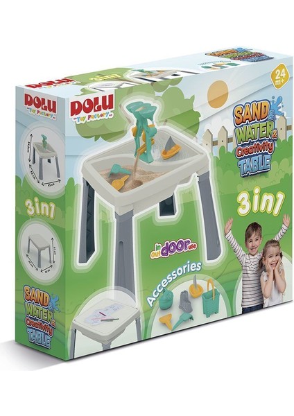 2677 Su Kum Yaratıcılık Masası -Dolu