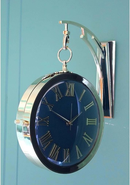 Duvara Asmalı Istasyon Saati ALK1592 Dekoratif Hediyelik