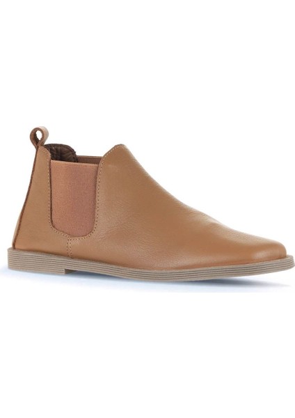 Kahverengi Deri Kadın Düz Bot 01WD4208 01WD4208 fiyatları