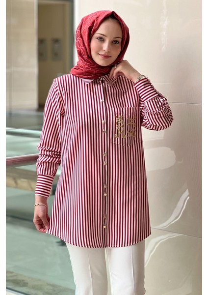 4927 Mssm Çizgili Gömlek
