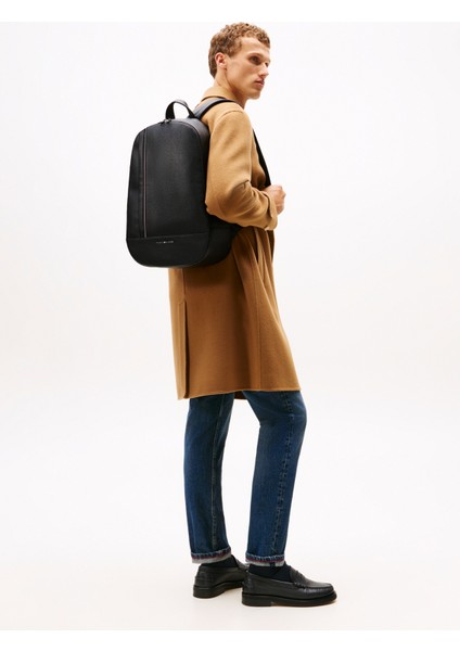 Siyah Erkek Sırt Çantası Th Central Backpack