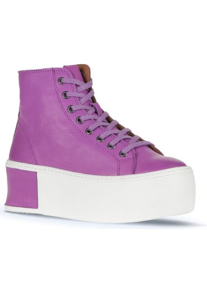 Lila Deri Kadın Spor Bot 01WS7003 01WS7003 fiyatları