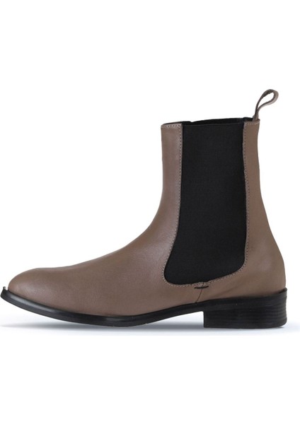 Gri Deri Kadın Düz Bot 01WT2403 01WT2403 fırsatları