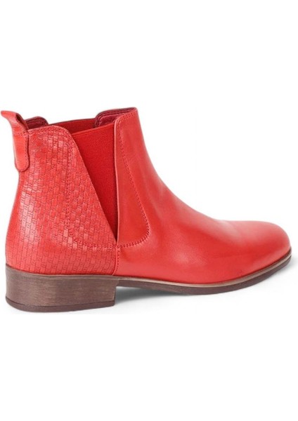 Kırmızı Deri Kadın Düz Bot 01WR3321 01WR3321 fiyatları