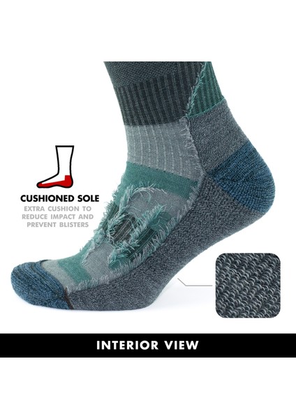 Yünlü Taban Altı Havlulu Dikişsiz Hiking Çorabı 3592 fiyatları