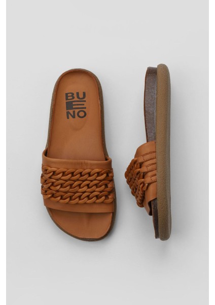 Taba Deri Kadın Düz Terlik 01WU4708 01WU4708