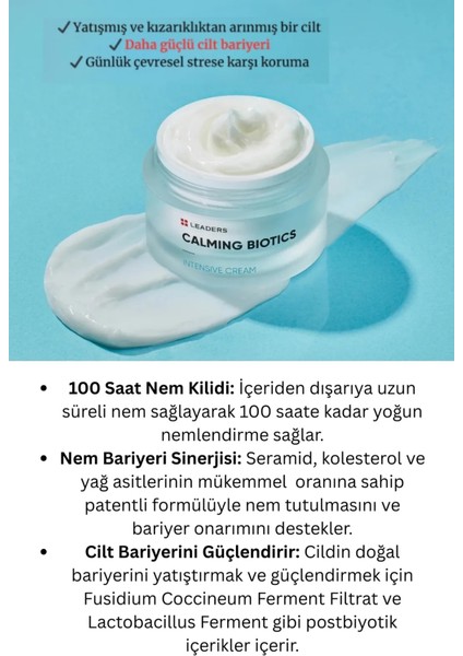 Cilt Bariyer Onarımını Destekleyen Yoğun Nemlendirici Yüz Kremi 50G