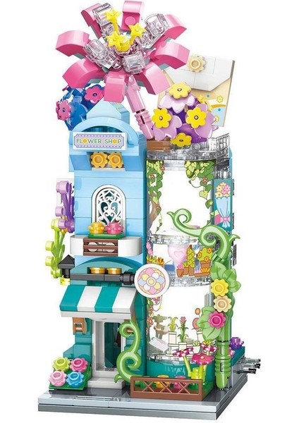 KP28016 Keeppley City Corner - Greenness Flower Shop - Çiçekçi 356 Parça Yapım Seti fiyatları