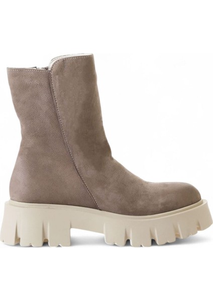 Vizon Nubuk Kadın Dolgu Topuklu Bot 01WV4602 01WV4602