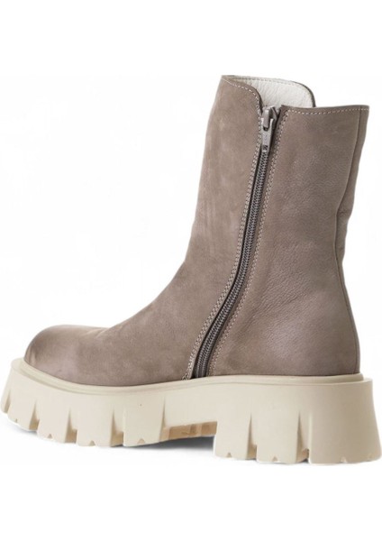 Vizon Nubuk Kadın Dolgu Topuklu Bot 01WV4602 01WV4602 fırsatları
