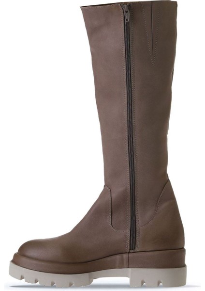 Vizon Deri Kadın Düz Çizme 01WV2906 01WV2906 modelleri