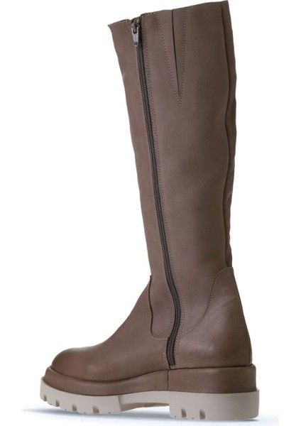 Vizon Deri Kadın Düz Çizme 01WV2906 01WV2906 fırsatları