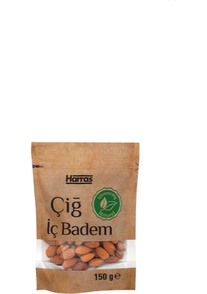 Çiğ Badem Içi Premium Işlenmemiş Raw Vegan Atıştırmalık- 4 Adet x 150 gr fiyatları