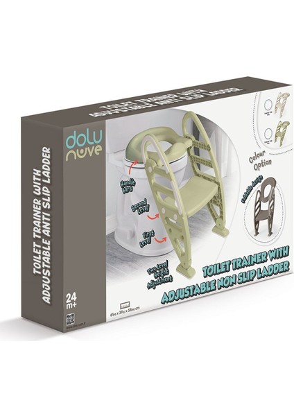 7243 Merdiven Klozet Adaptörü Stone Gri -Dolu Oyuncak