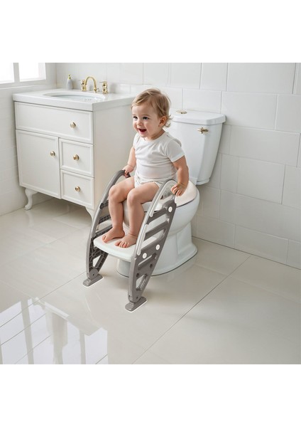 7243 Merdiven Klozet Adaptörü Stone Gri -Dolu Oyuncak