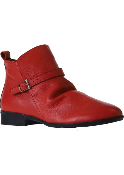 Kırmızı Flotter Deri Kadın Düz Bot 01WP2310 01WP2310 modelleri